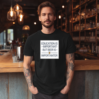 Load image into Gallery viewer, Education is Important Heavyweight Cotton T-Shirt – Classic Fit &amp; Durable
