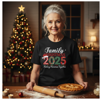 Load image into Gallery viewer, Family Christmas 2025 Heavyweight Cotton T-Shirt – Classic Fit &amp; Casual Style
