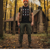 Load image into Gallery viewer, Classic Santa&#39;s Reindeer T-Shirt – Heavyweight Cotton Casual Wear
