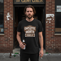 Load image into Gallery viewer, Employee of the Month Heavyweight Cotton T-Shirt – Classic Fit Casual Wear
